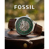 Fosil Townsman brown silver green