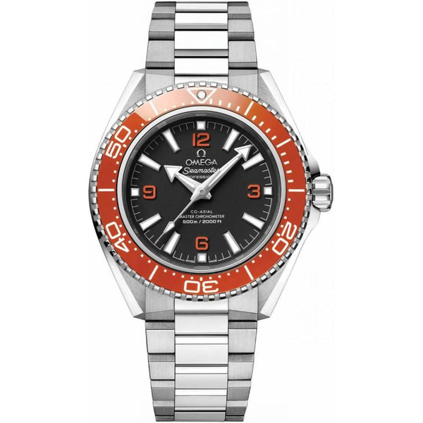 Omegg_a Seamaster Planet Ocean 600M Co-Axial Master Chronometer metal Silver orange black