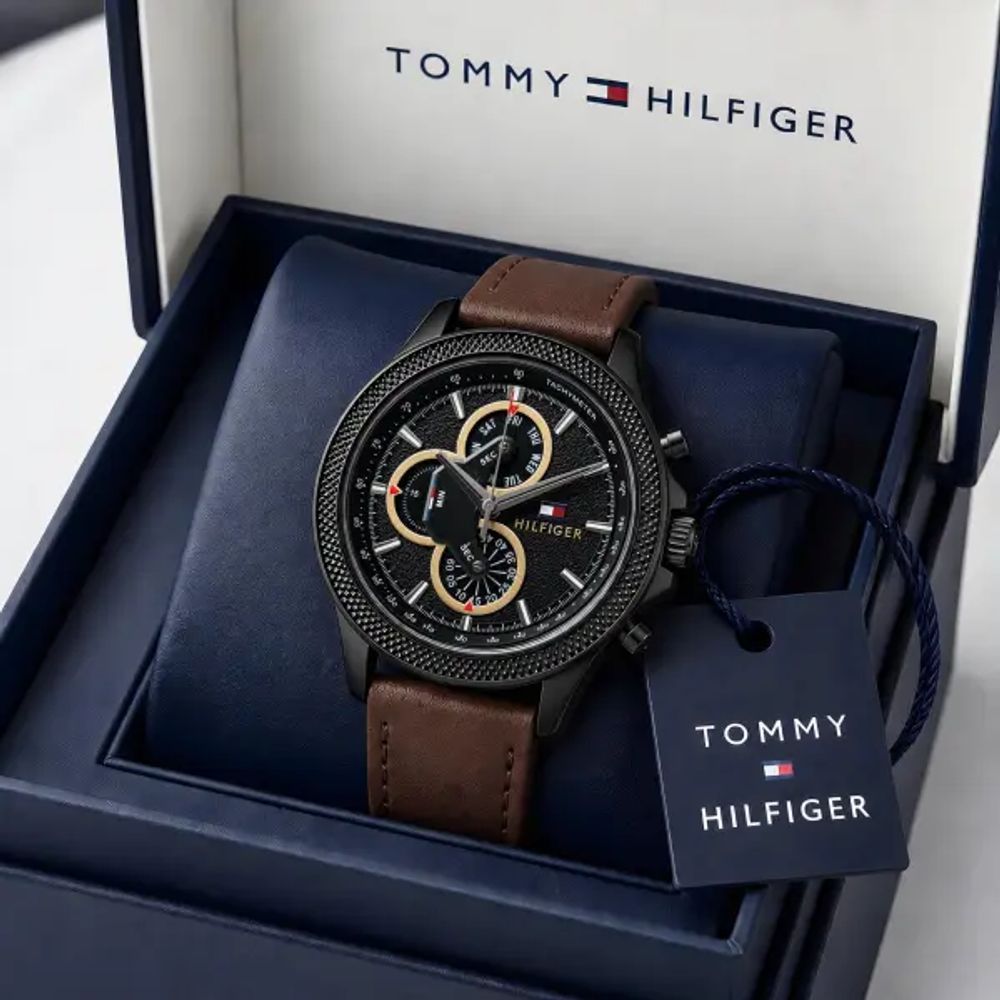 Tommy Hilfigar Clark Leather Brown