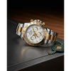 Rollex Daytona Oyster Perpetual Two Tone Gold White Dial