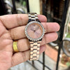 Micheal KorsLennox MK7395 Japan Quality Rose Gold Pink Dial