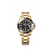 ROLLEX SUBMARINER GOLD BLACK ZR HVY 36