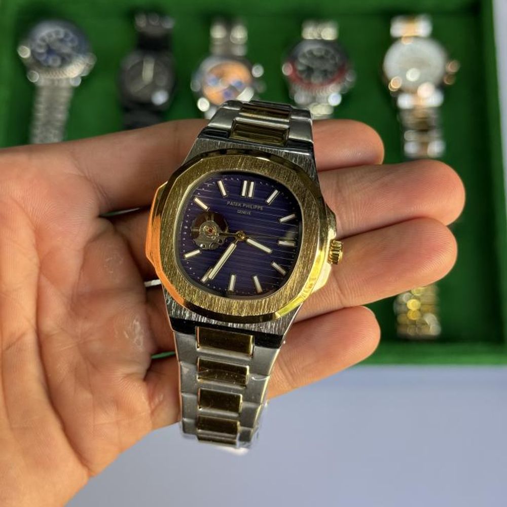 Patek Philipe Automatic Skeleton Dial watch ( Open back )