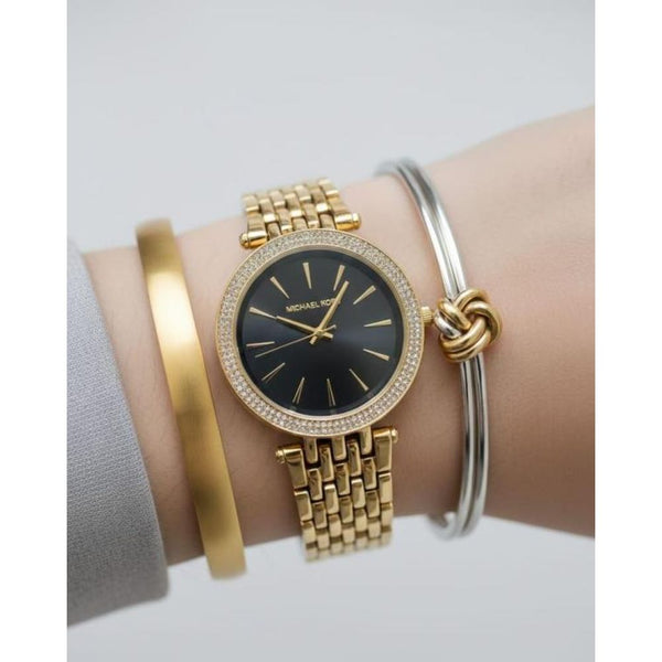 Michael_l Kors Darci Gold-Black
