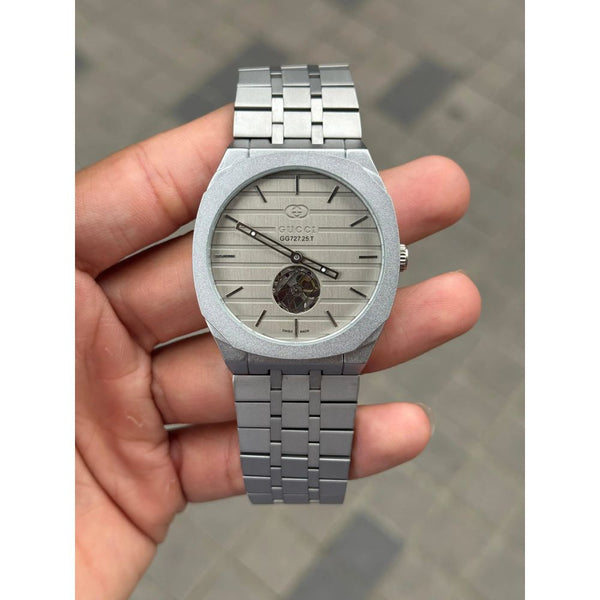 Gucci Tourbillon Automatic Silver Grey
