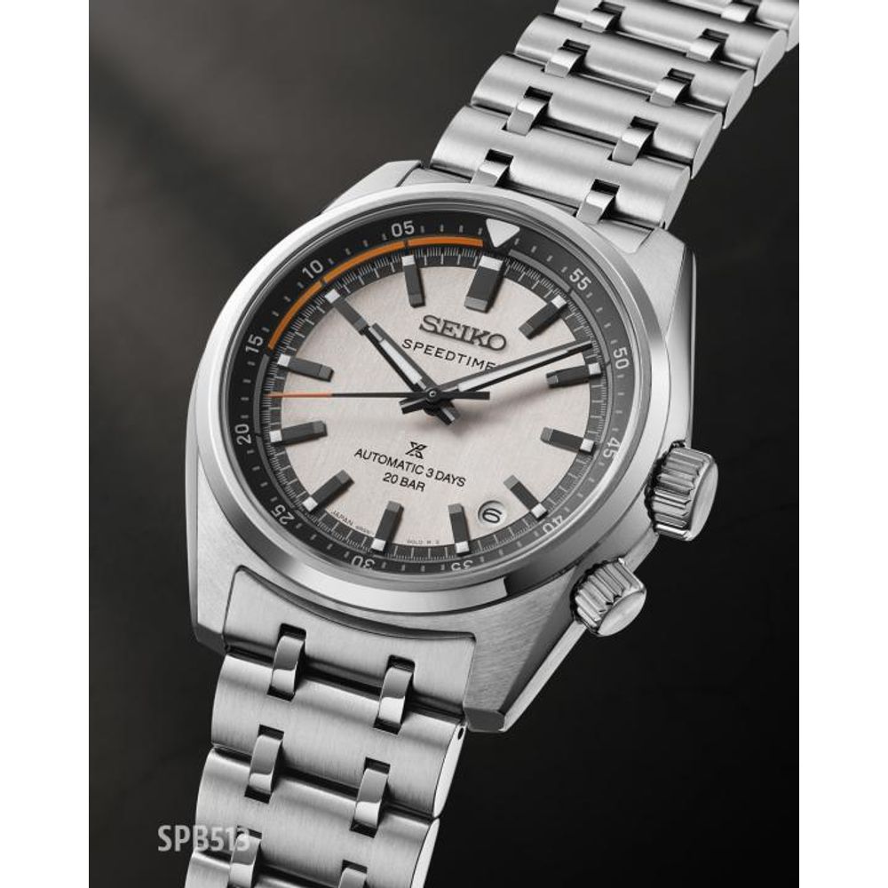 Seiko Prospex Speedtimer Con Temporizador  Silver-Grey