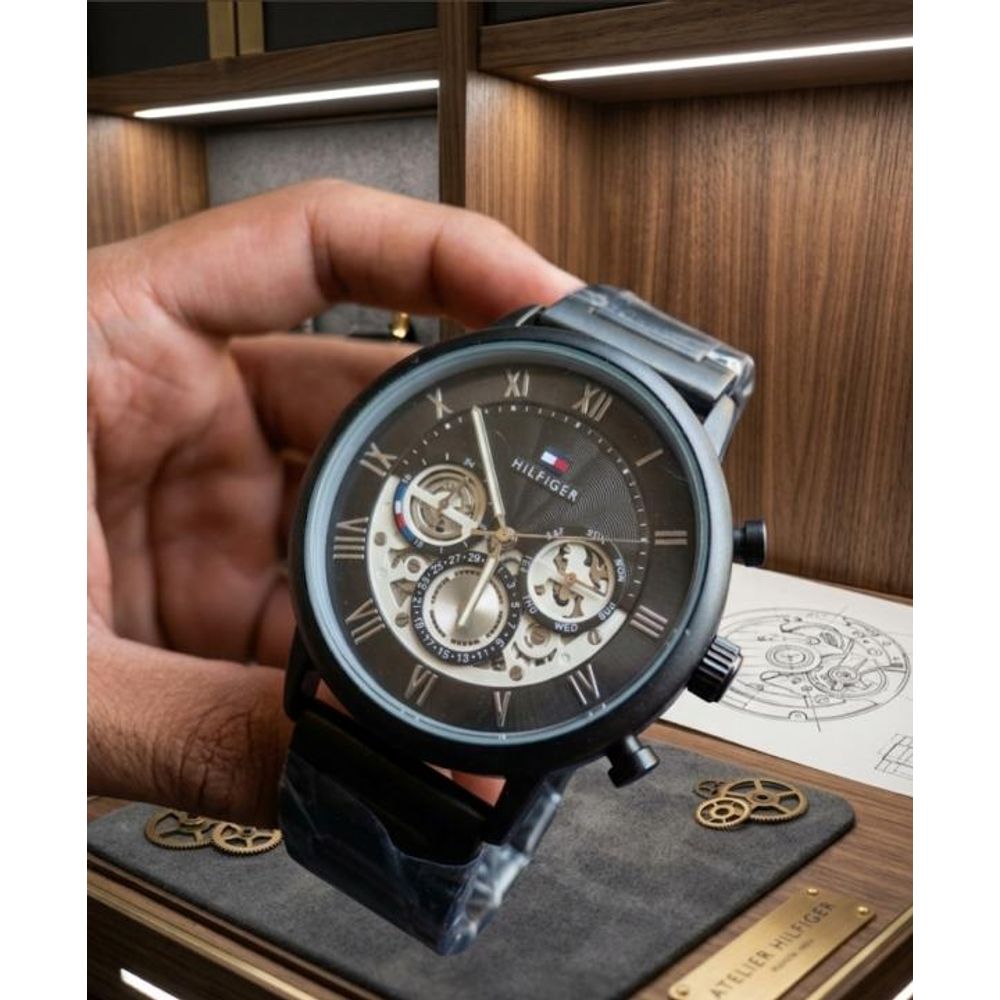 TOMMY HILFIGAR LEGEND SERIES CHRONOGRAPH SKELETON QUARTZ 120