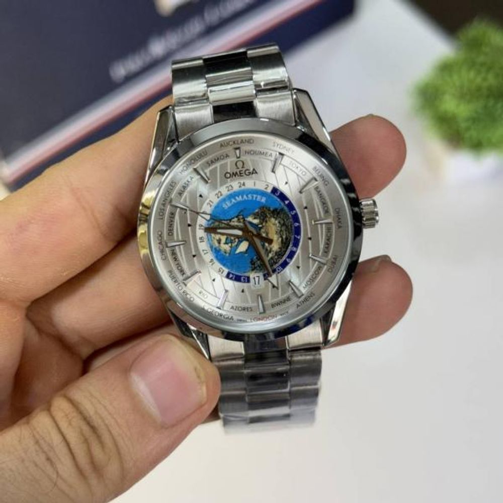 Omegga Seamaster Aqua Terra World Map ( Swift Movement )