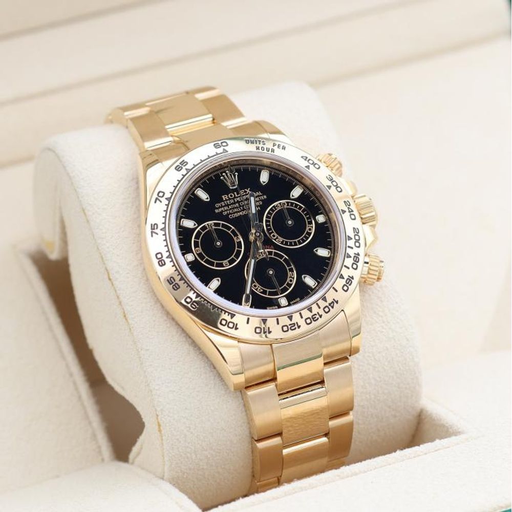 Rolee_x Oyster Perpetual Daytona Chosmograph Gold-Black
