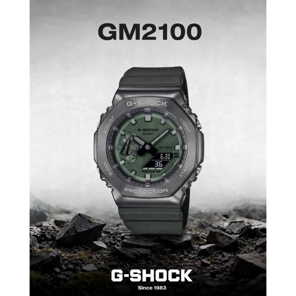 Casio g shock gm2100 full green