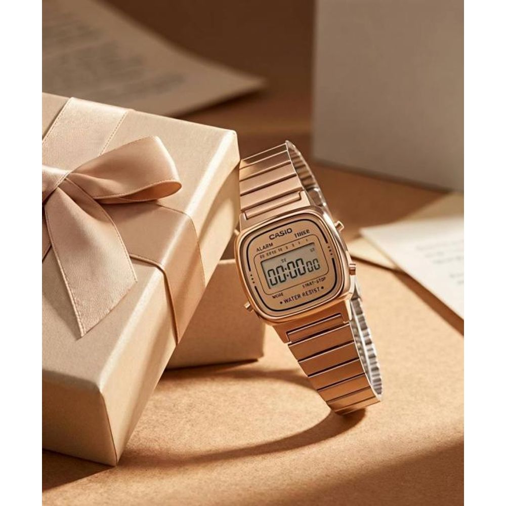 Casio Womens Vintage LA670 Copper