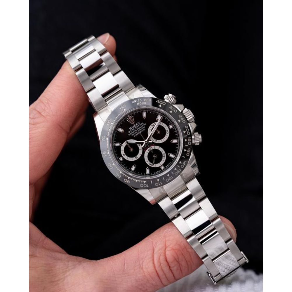 Rolee_x Oyster Perpetual Daytona Chosmograph Silver-Black