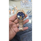 VACHERON CONSTANTIN OVERSEAS TOURBILLION SEMI ETA ROSE GOLD BLUE