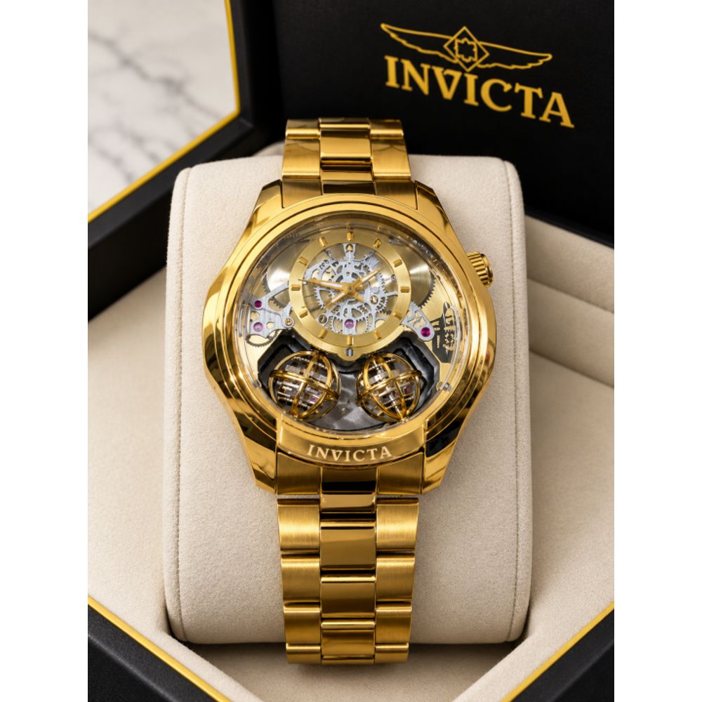 INVICTA TWIN AXIS SPECIALITY QUARTZ STORE GOLD 1108