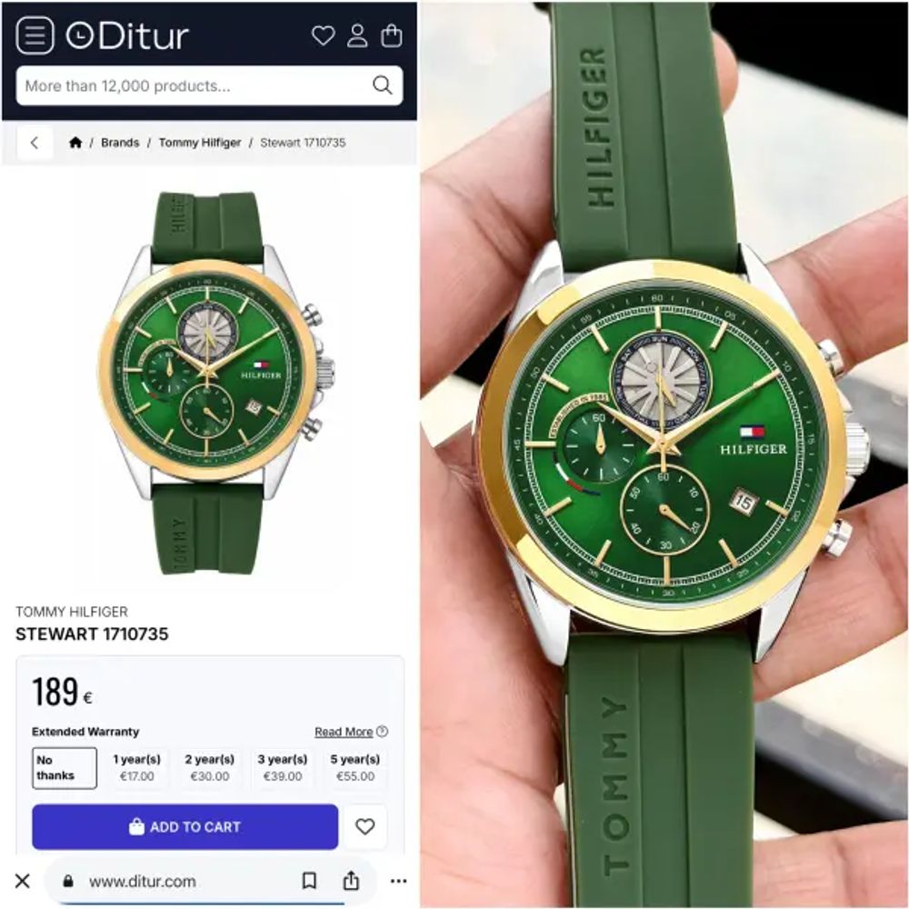 Tommy Hilfigar Stewart Chronograph