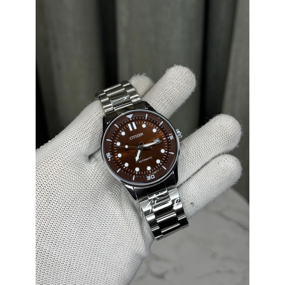 Citizen NJ0191 Silver Brown Premium Quartz Watch