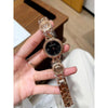 Versace Medusa Stud Icon Rose Gold Black Dial