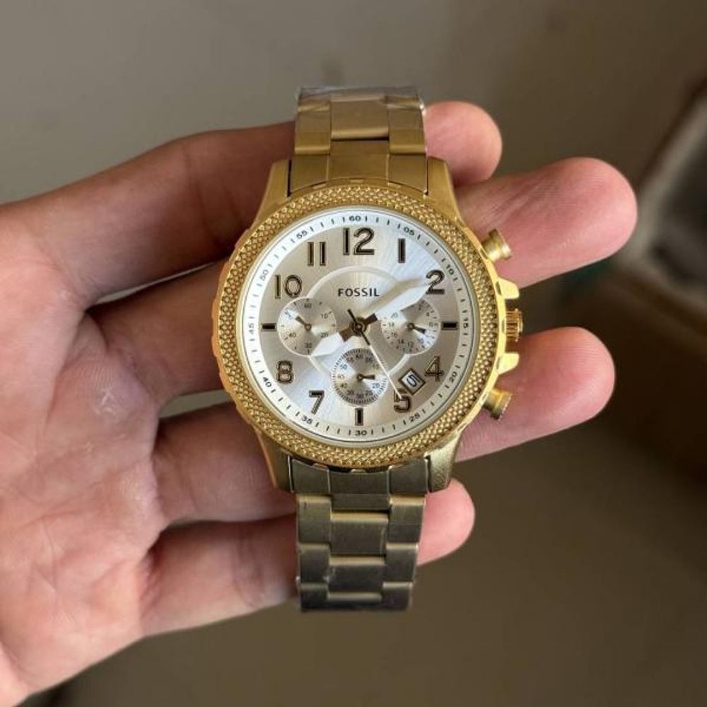 Fossi Chronograph Gold White