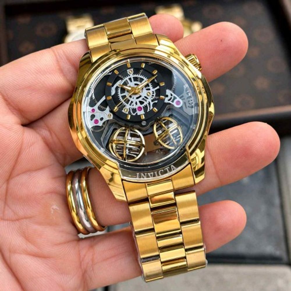 Invicta Gold Black