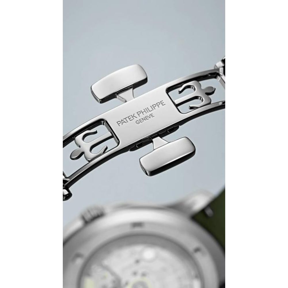 Pate_ek Philippe Aquanaut 5167R-001 Green silver Green