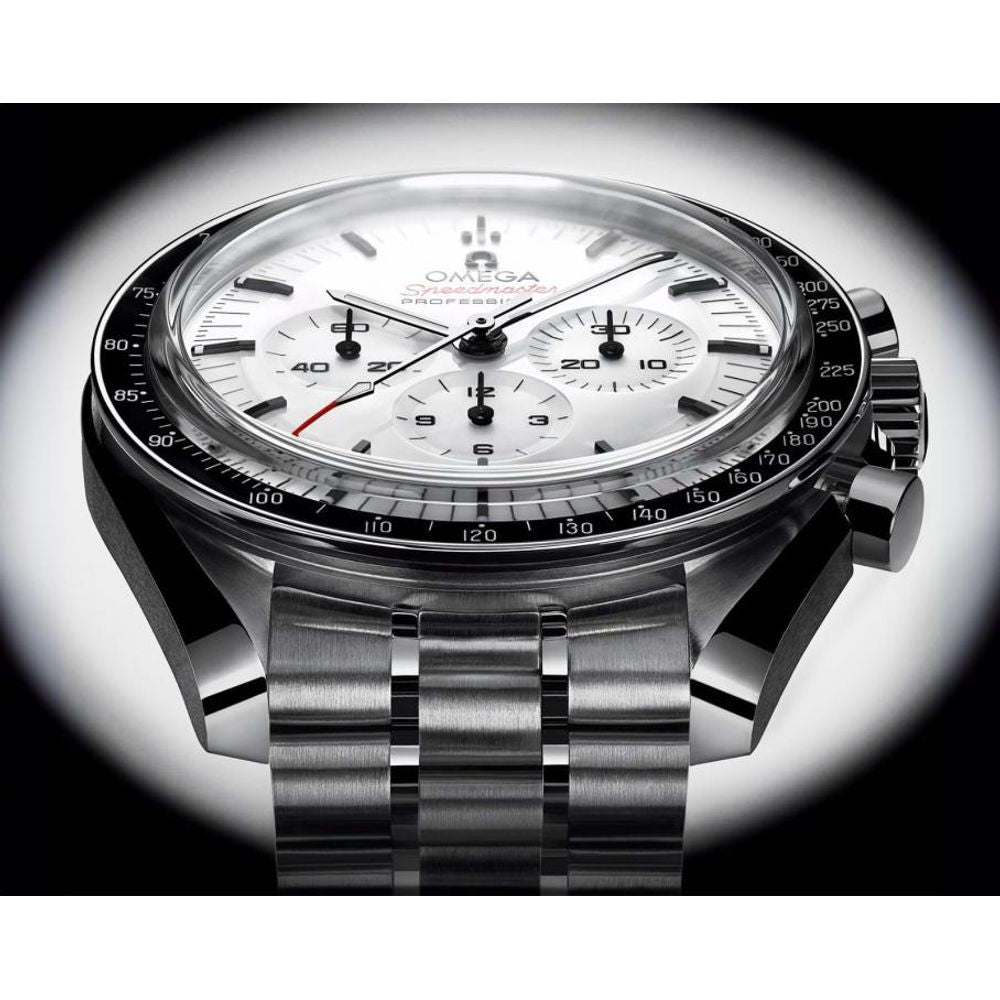 Omegha Speedmaster Moonwatch Professional silver white Chronograp