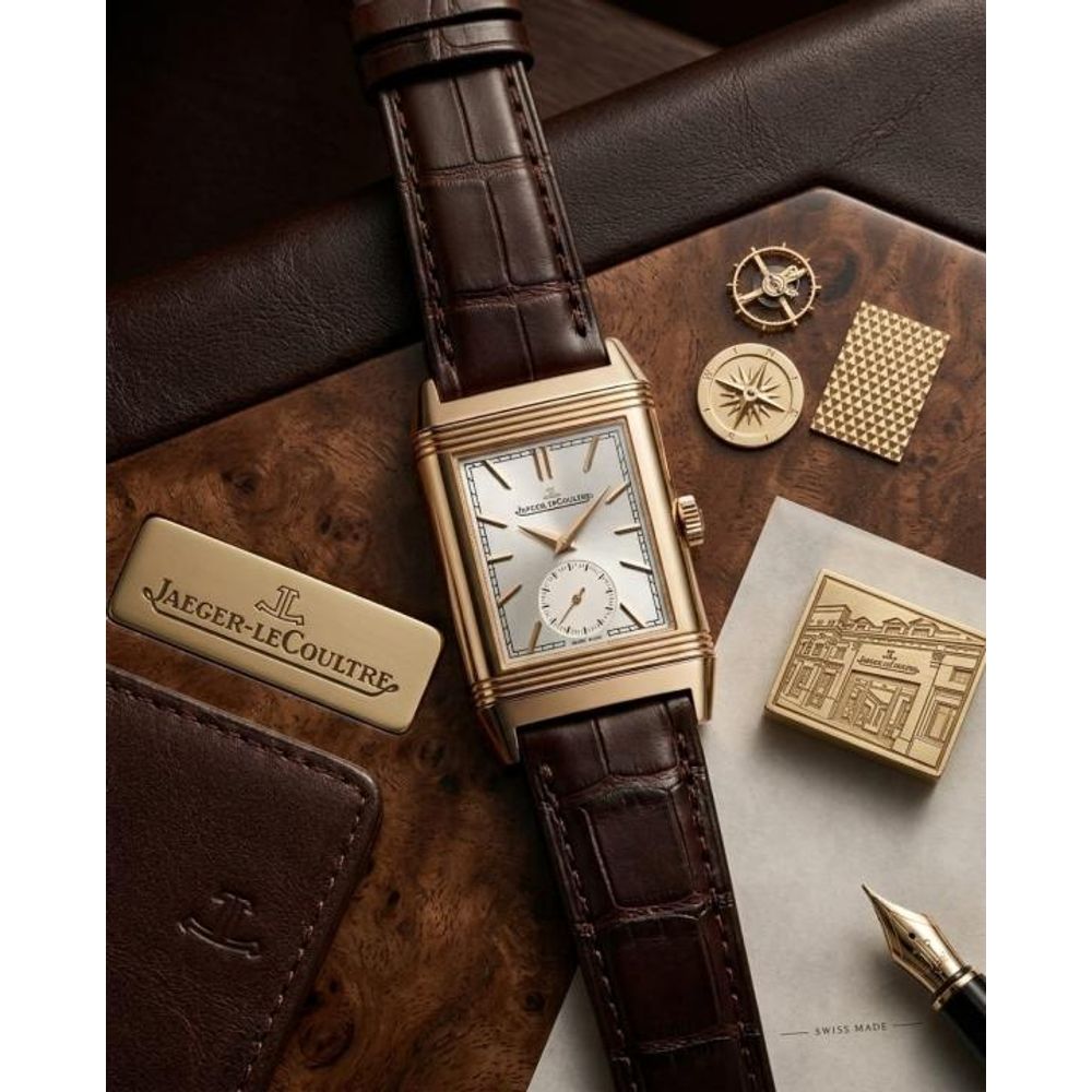 Jaegar-Le Coultre Reverso Tribute Duoface Small Seconds brown copper gray
