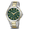 Gues_s Men Headline Gunmetal Analogue 2 ton gold green