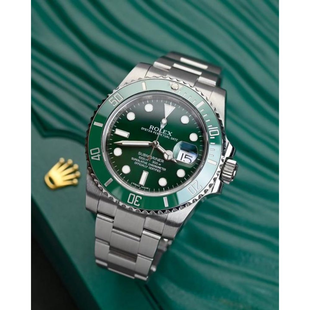 Rolee_x Oyster Perpetual Submarine Silver-Green
