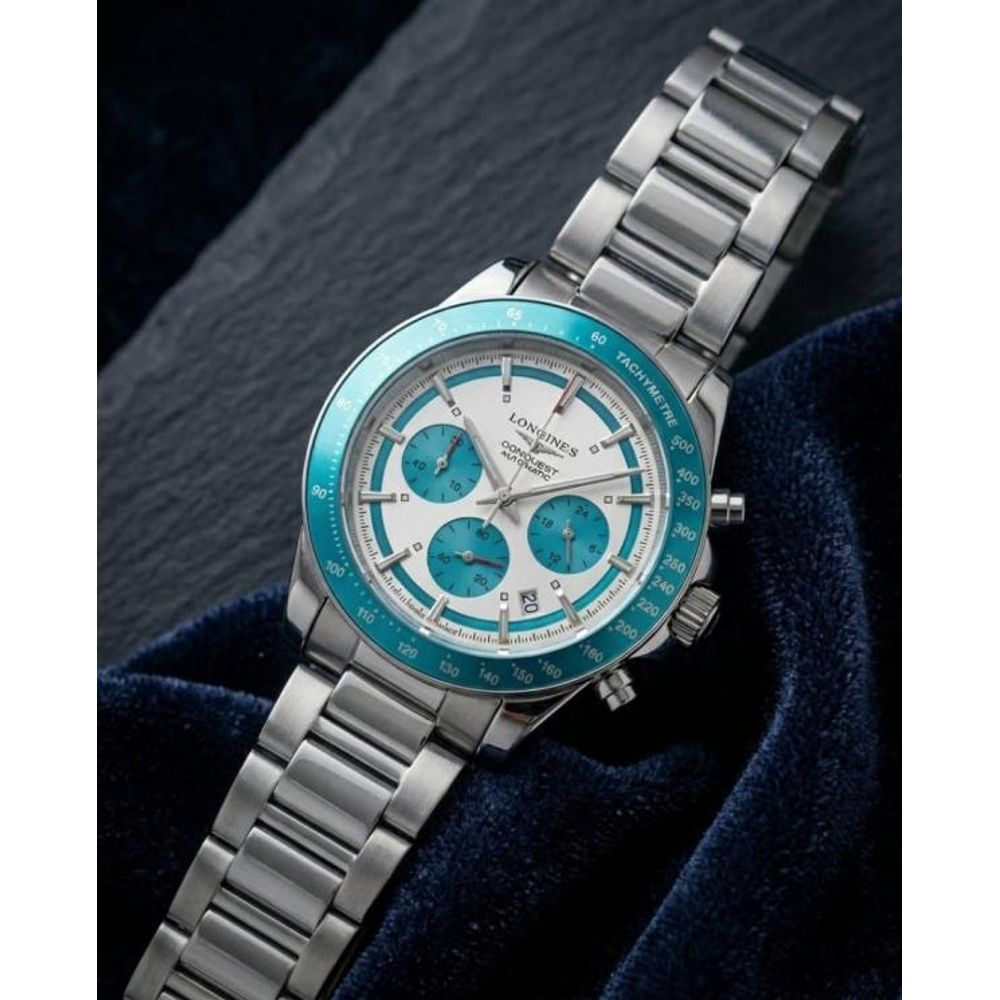 Longinez Conquest Chronograph Black