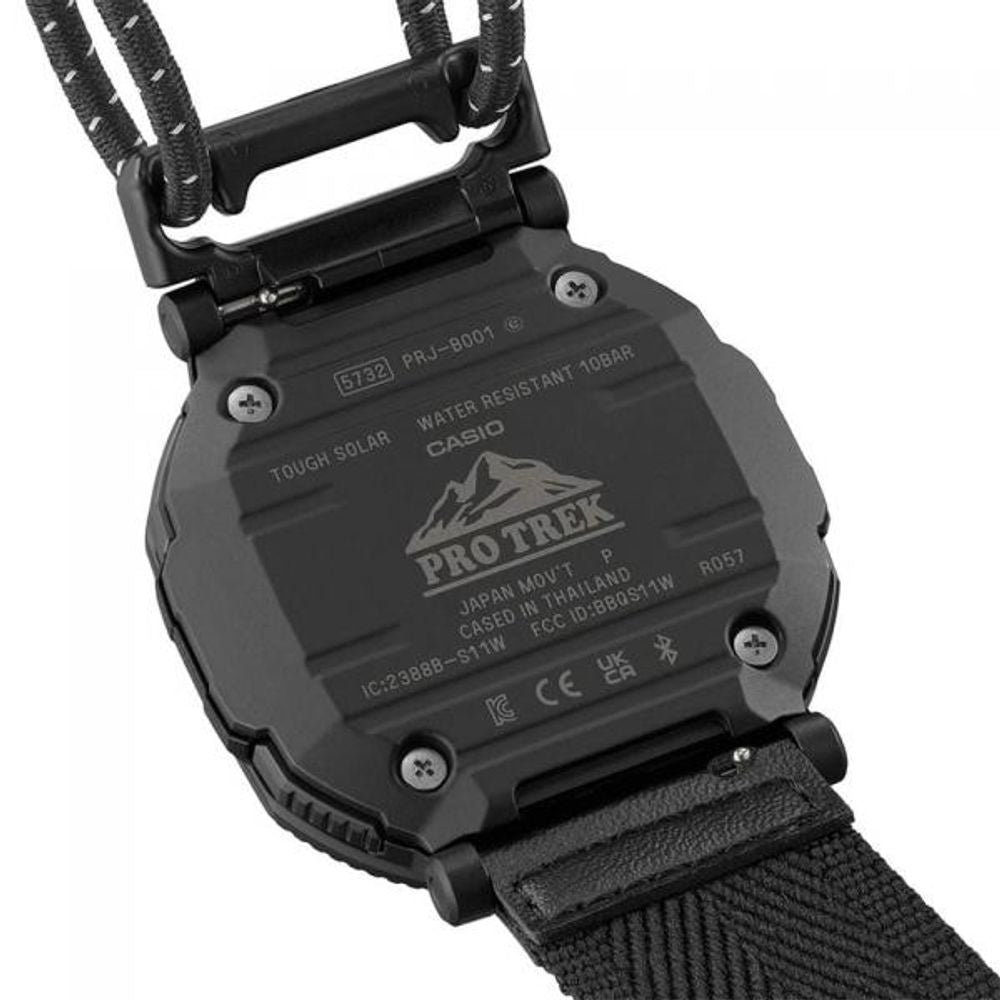 Casio Pro Trek PRJ-B001B-2 black white yellow