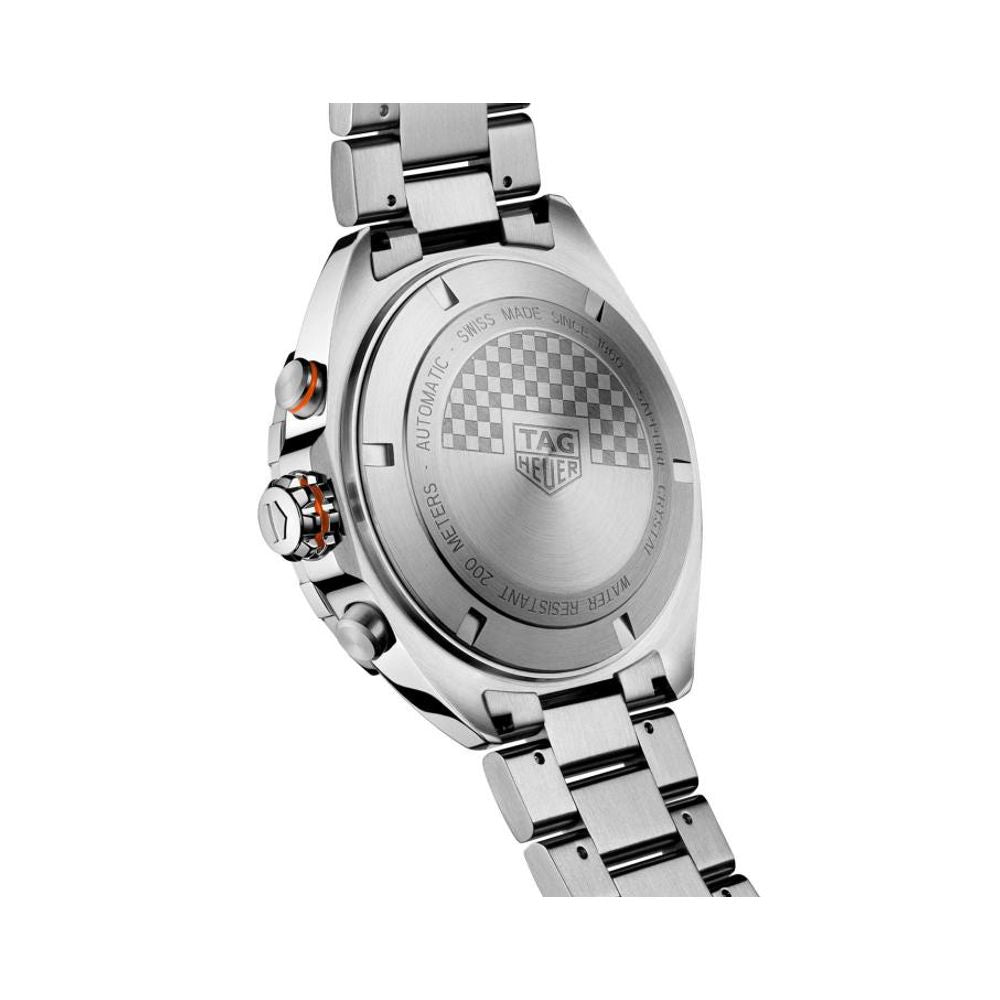 TAG Heuuer Formula 1 Bettry Chronograph silver blue