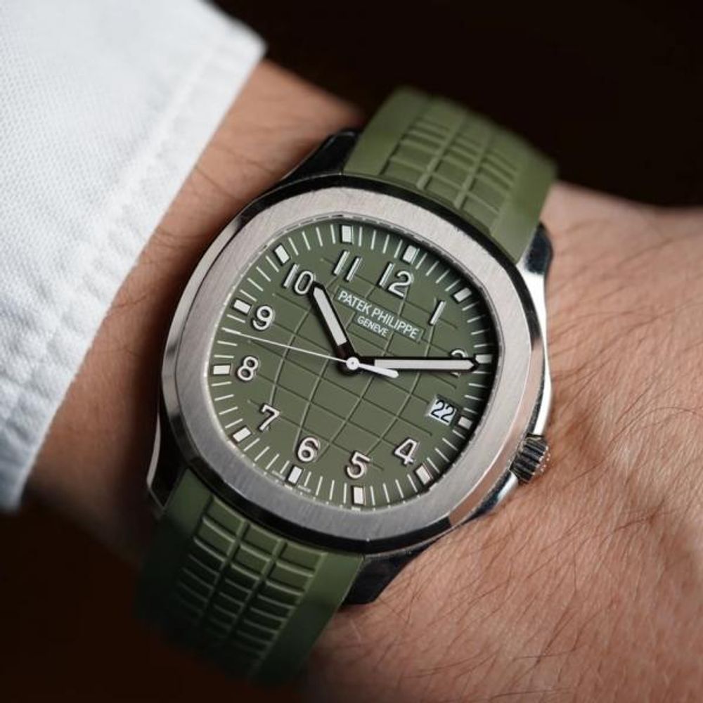Pate_ek Philippe Aquanaut 5167R-001 Green silver Green