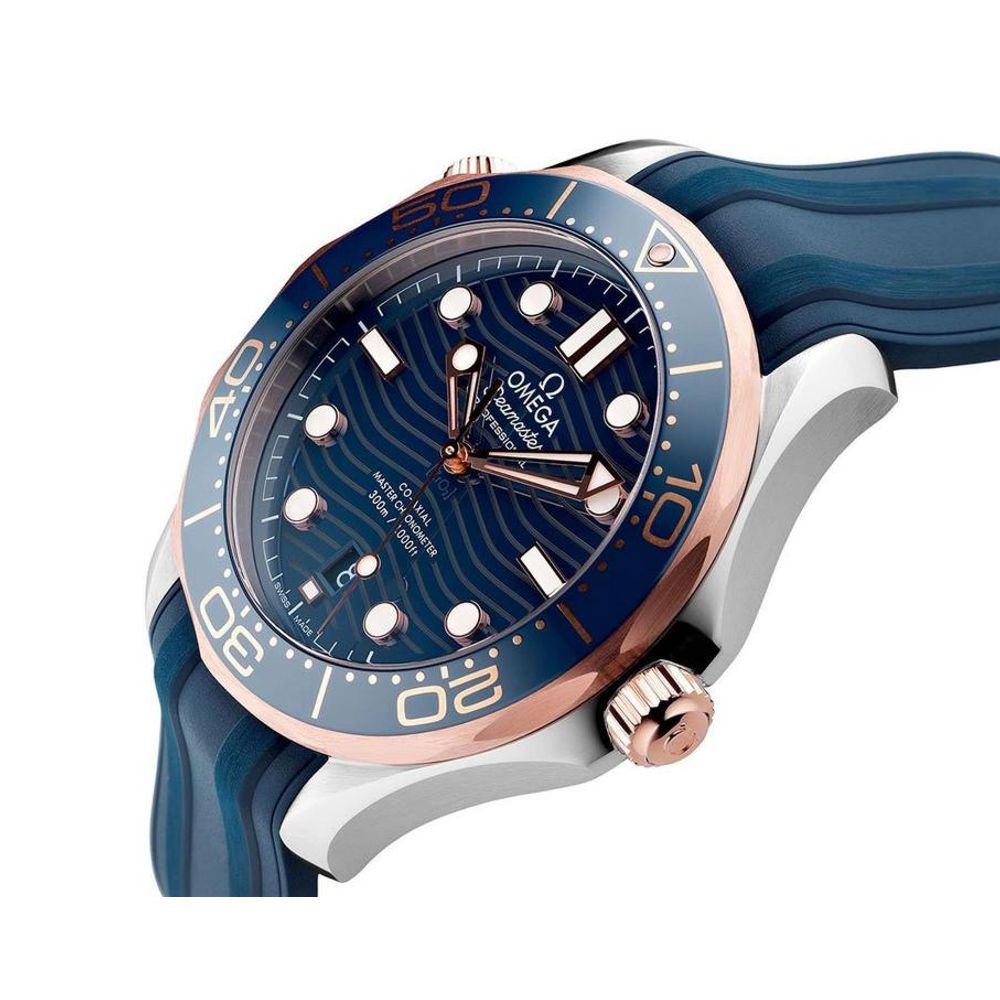 Omegg_a Seamaster Diver 300M Automatic Blue-Copper-Blue