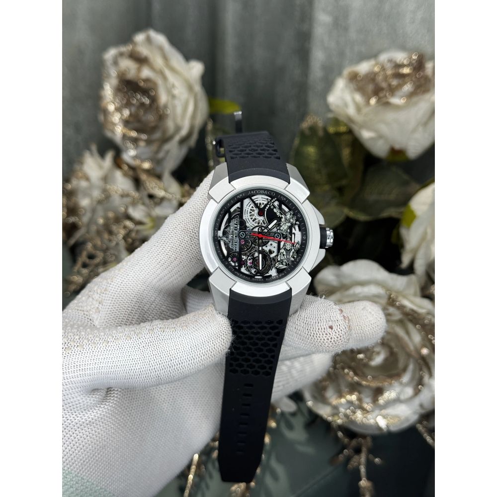 Jacob&Co. Ram Silver Black Premium Automatic Watch