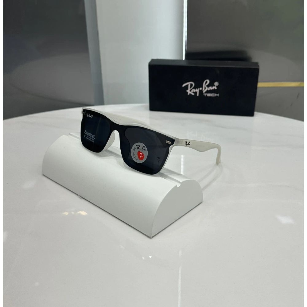 RayBan Ice Black Matt Premium Shades 4487