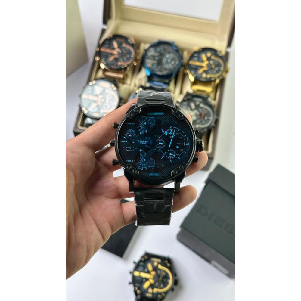 Diesal Mr. Daddy 2.0 Chronograph Watch Japan watch heavy quality