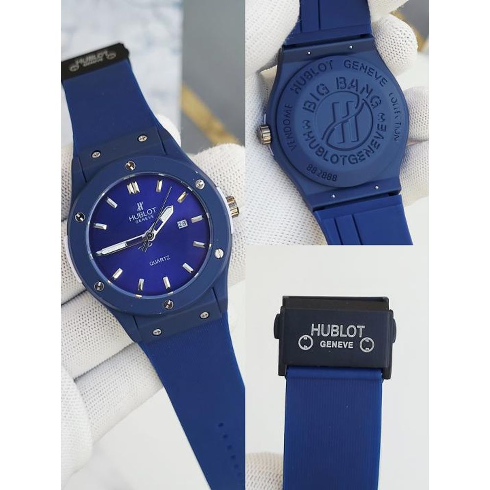 Hublot Classic Fusion Silicon Belt Full Blue 156
