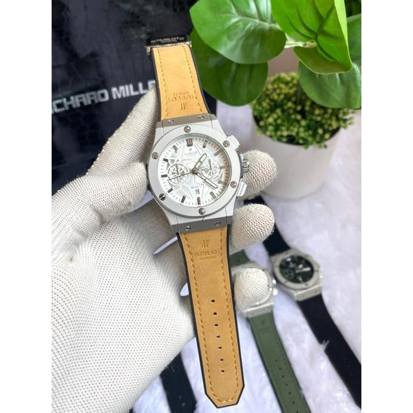 Hublot Big Bang NoN Chrono Silver Brown AT447