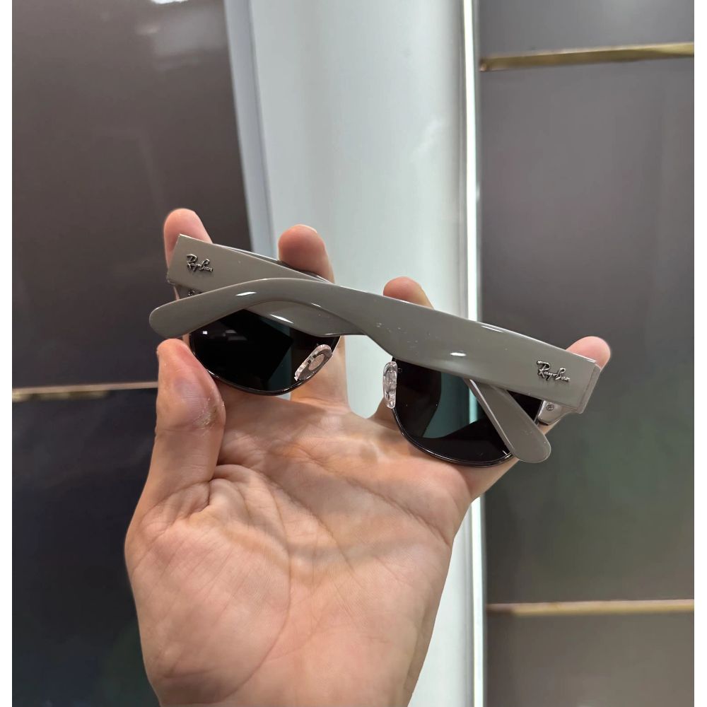 RayBan Clubmaster Grey Black Premium Shades 0316
