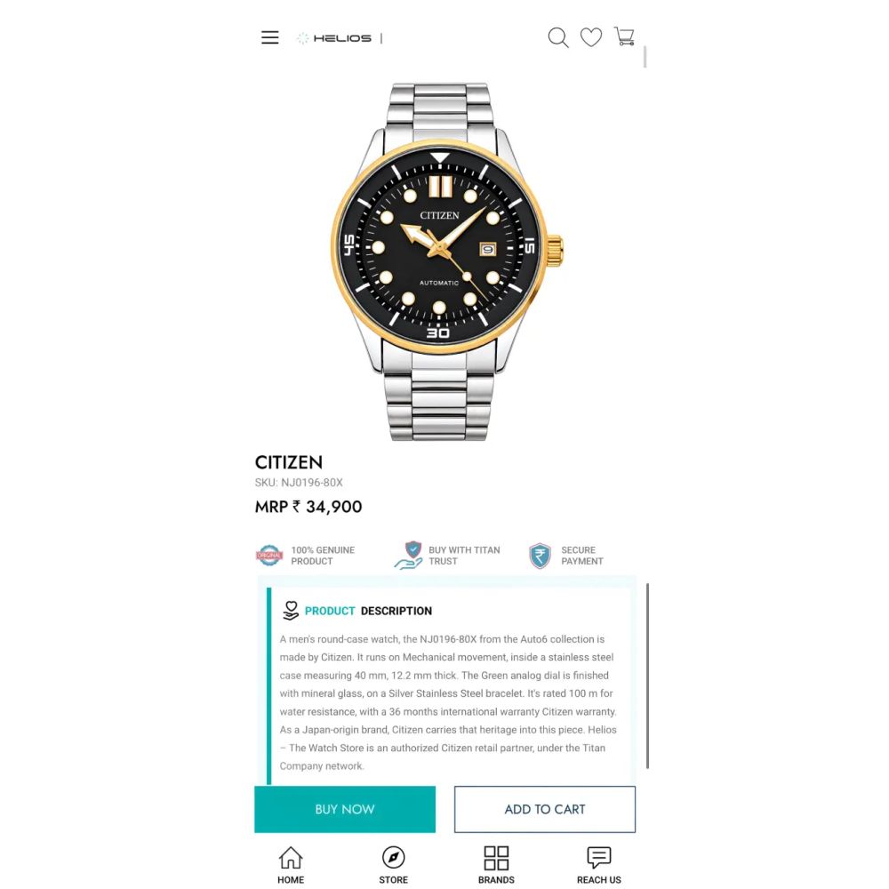 Citizen NJ0196-80X