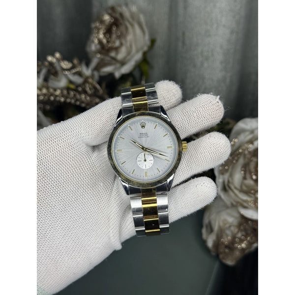 Role x Veriflat Dual Tone White Premium Watch