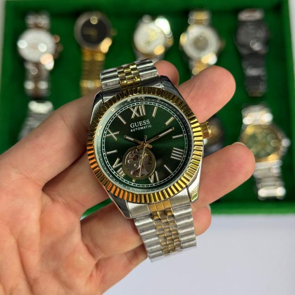 Guess Automatic Watch Back Open