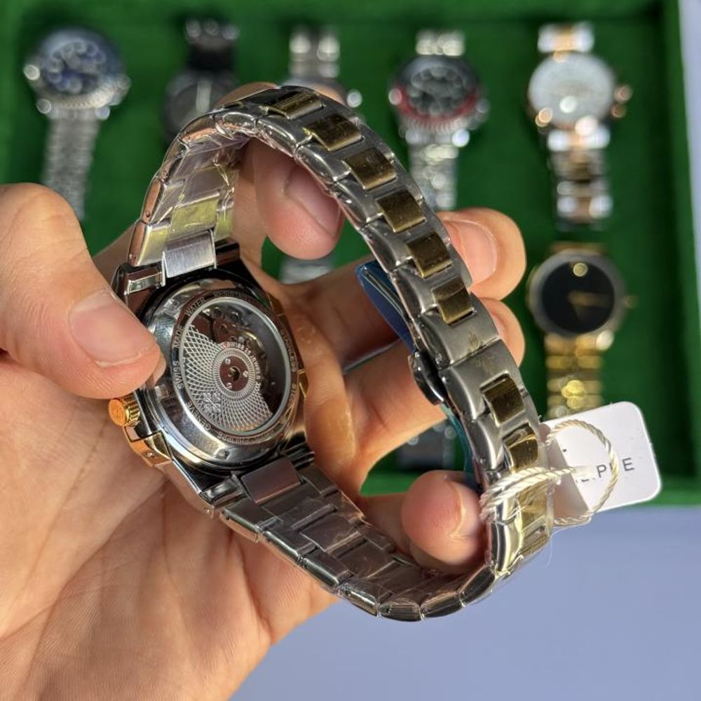 Patek Philipe Automatic Skeleton Dial watch ( Open back )