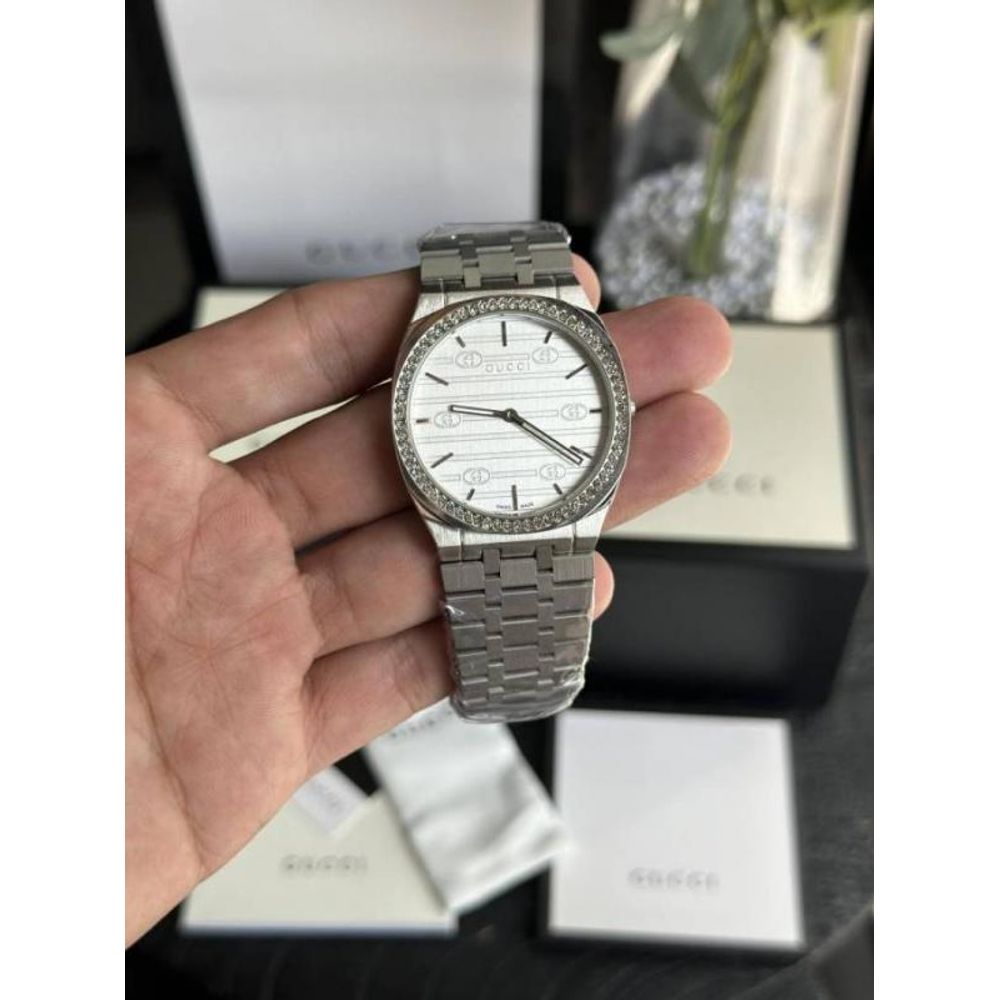 Gucc 25H White silver Premium