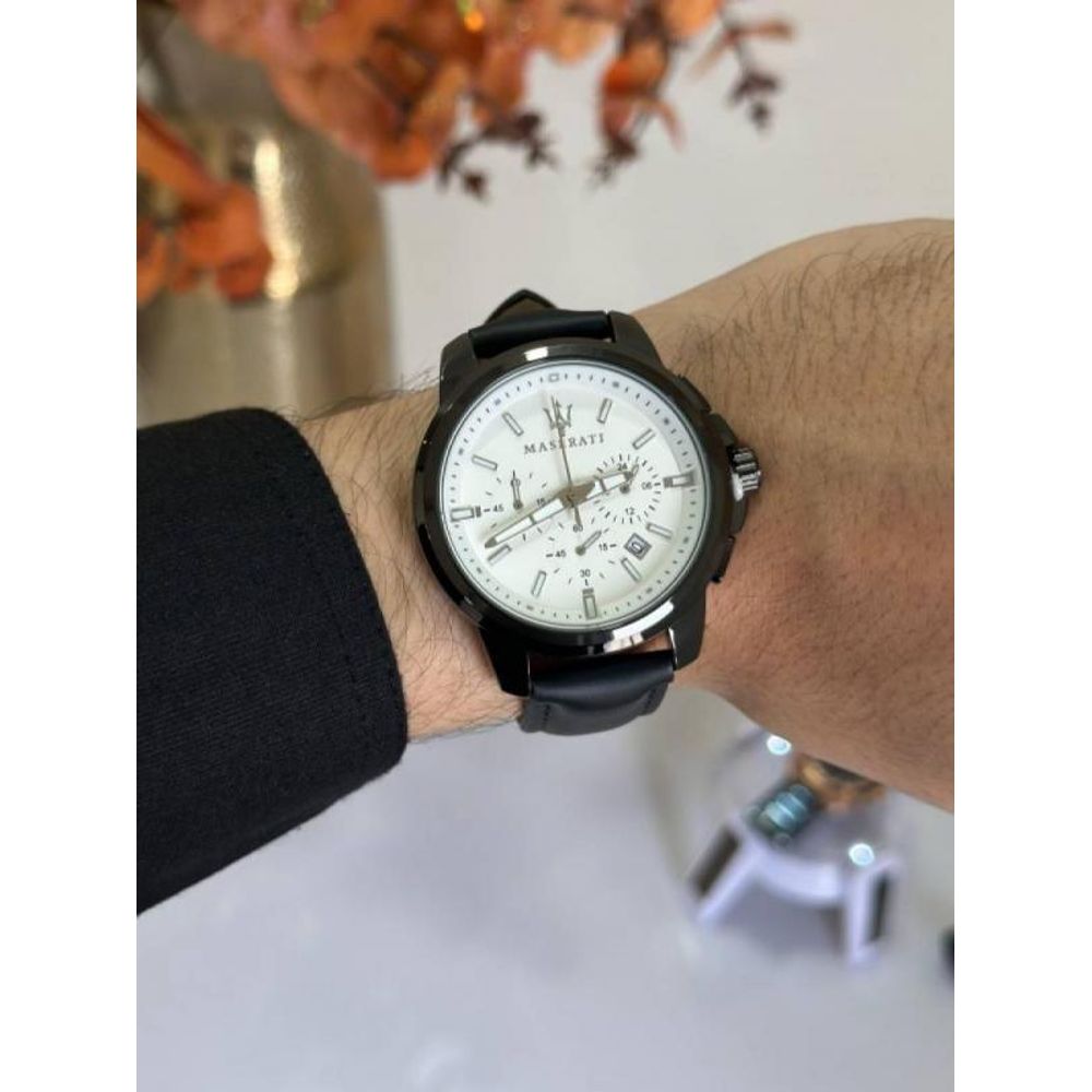 Maserati Chronograph 1st Quality AAA Black White