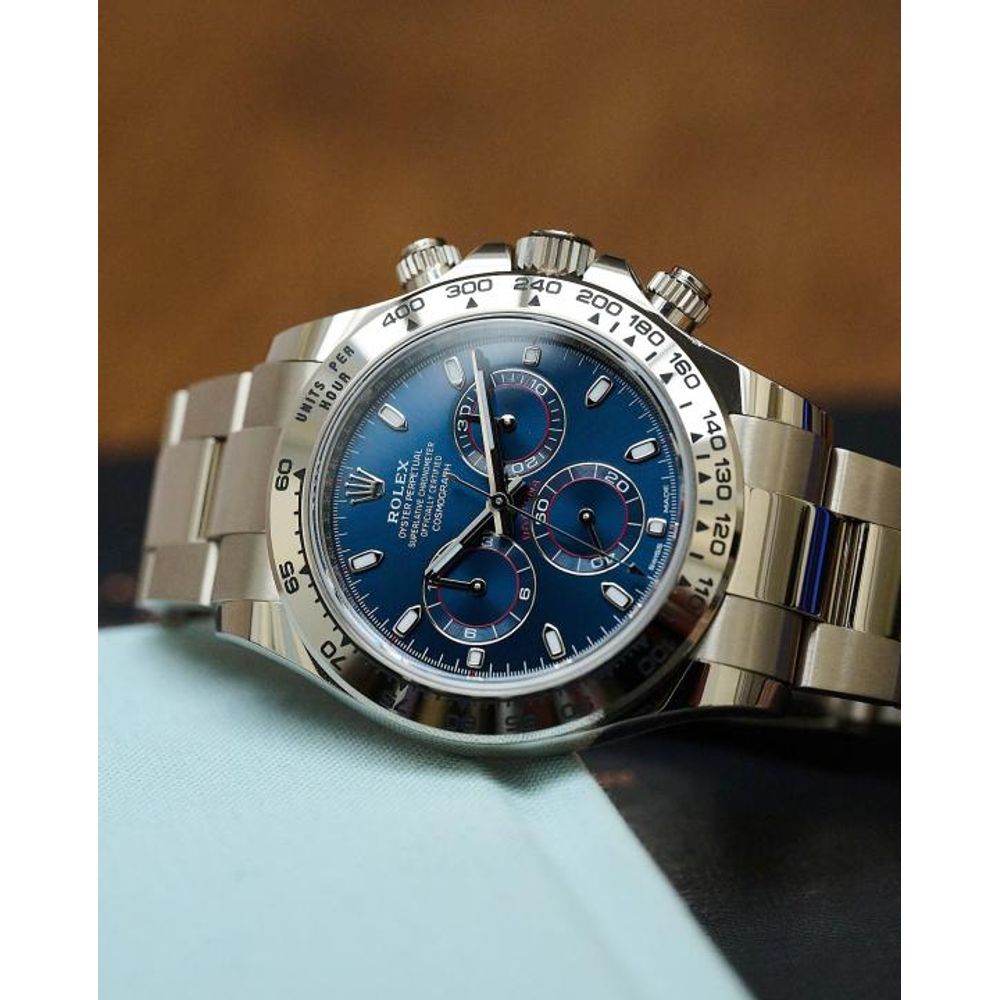 Rolee_x Oyster Perpetual Daytona Chosmograph Silver-Blue
