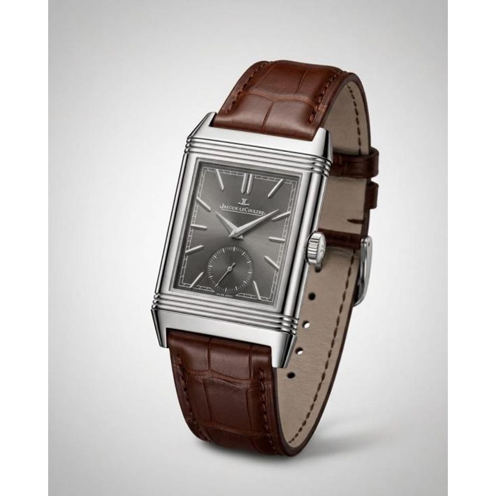 Jaegar-Le Coultre Reverso Tribute Duoface Small Seconds brown gray