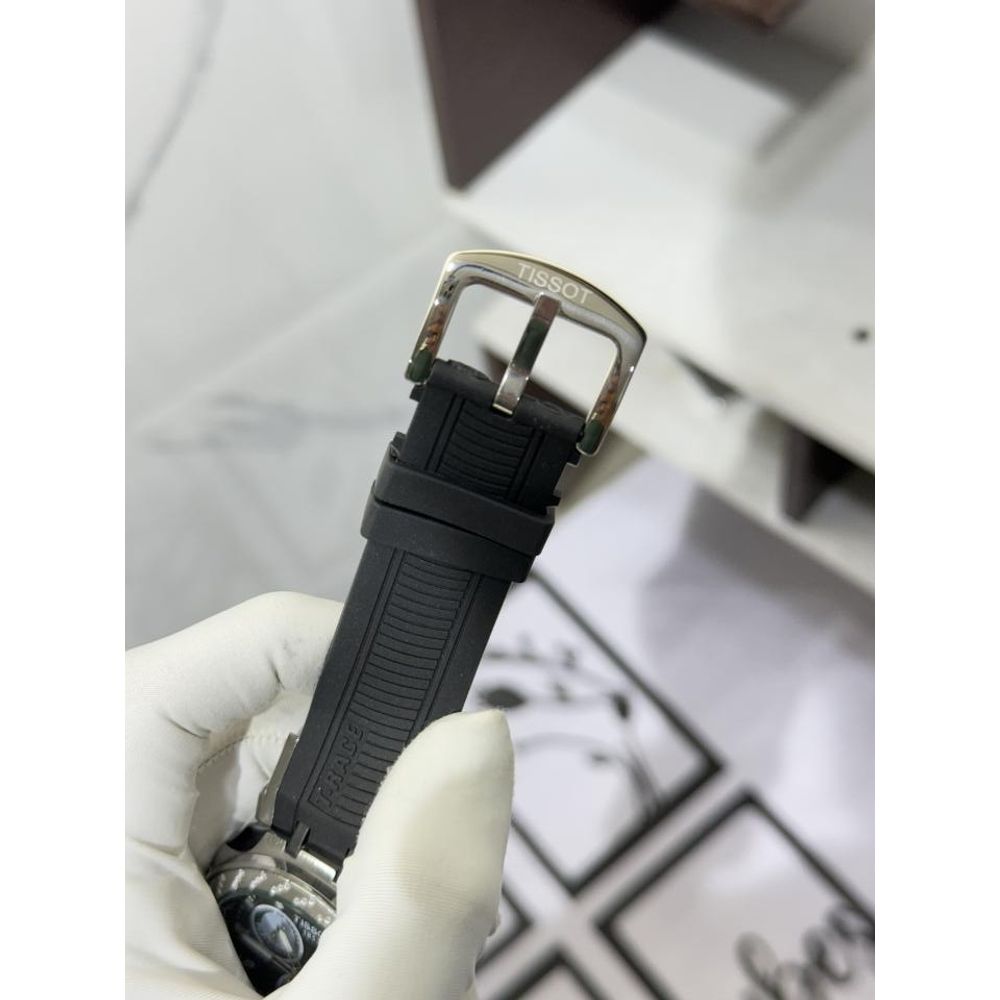 TISOT T RACE CHRONOGRAPH BLACK SILVER 1142