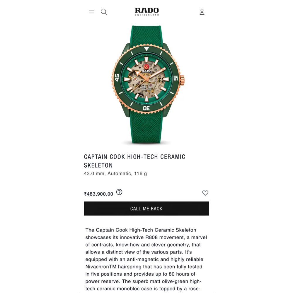 Raado Captain Cook High Tech Edition