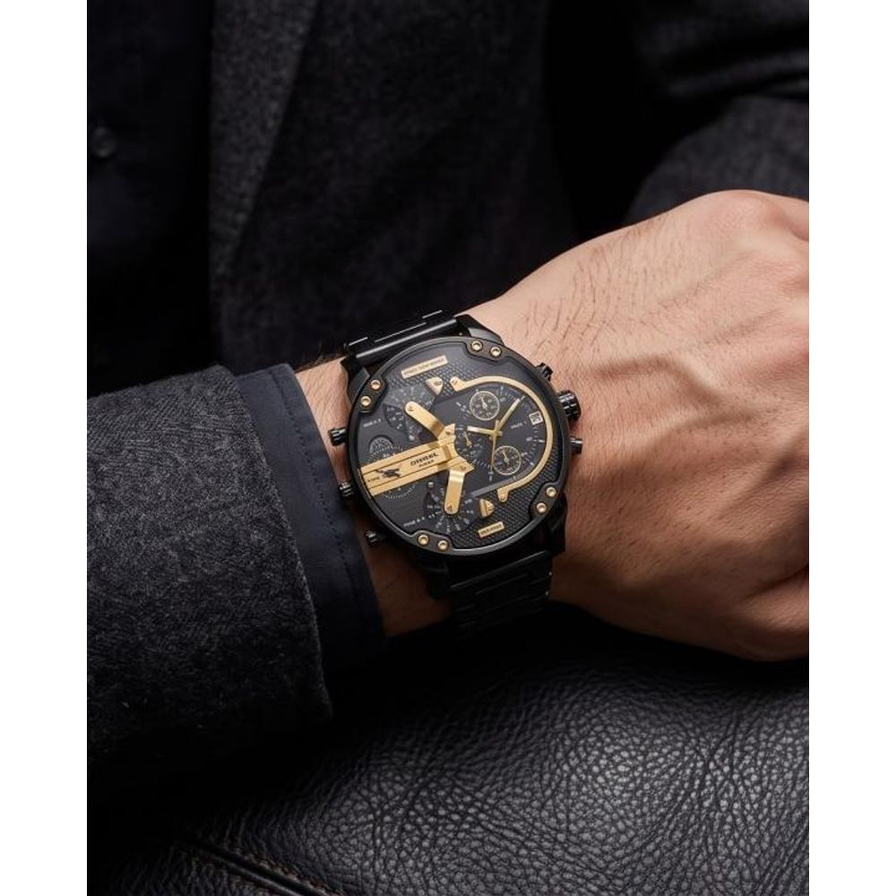 Diesal Mr. Daddy 2.0 Chronograph Watch Japan watch heavy quality